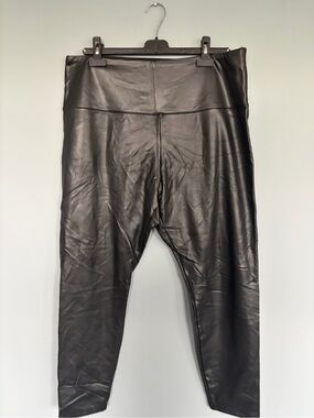 Joe Fresh Black Faux Leather Skinny Pants
